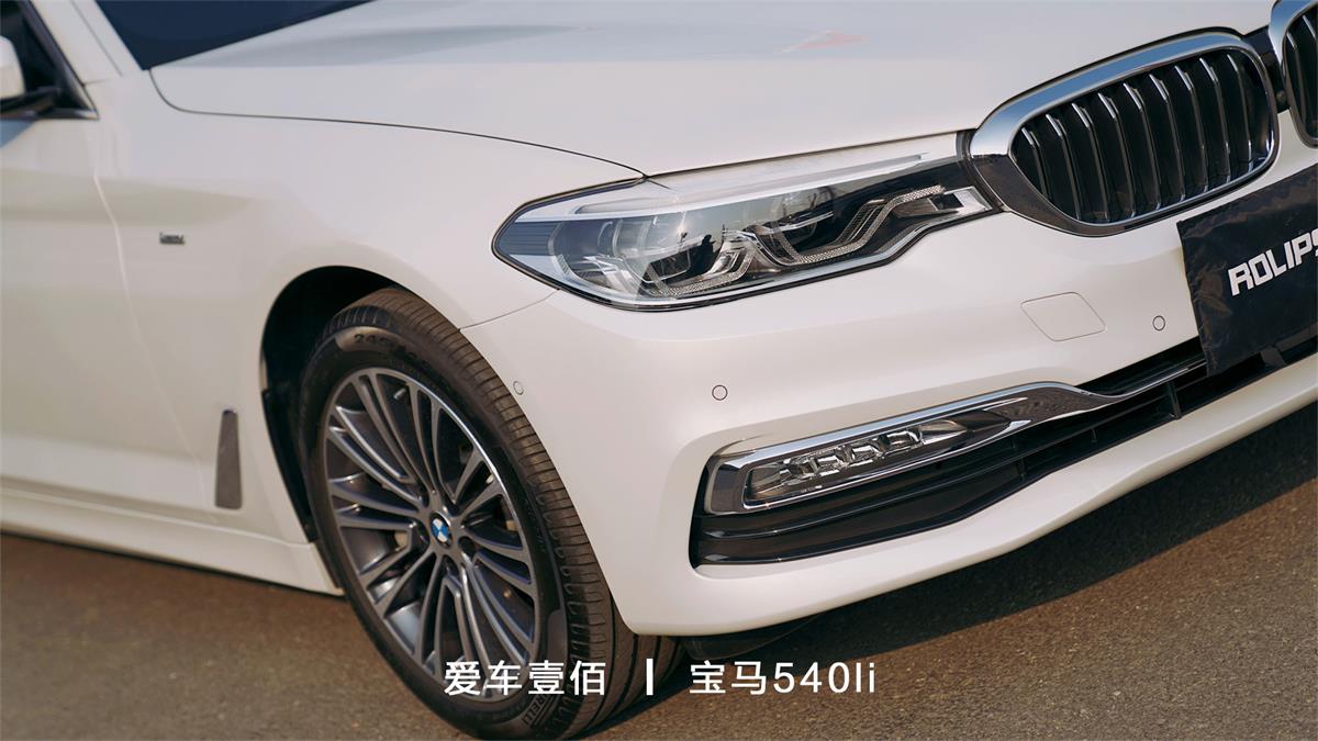 寶馬540li【愛(ài)車(chē)壹佰】施工ROLIPS隱形車(chē)衣